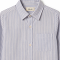 SHIRT STRIPE ANILINE BLUE