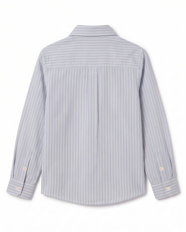 SHIRT STRIPE ANILINE BLUE