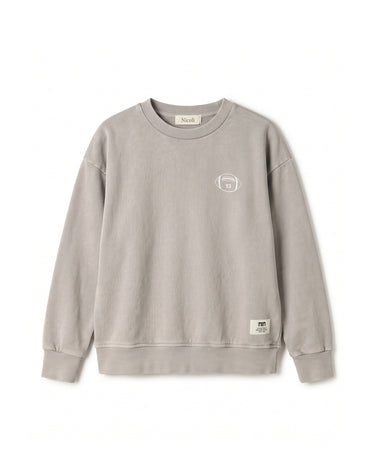 GREY RUGBY SWEATSHIRT