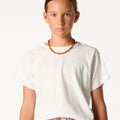 WHITE SHORT SLEEVE T-SHIRT NN