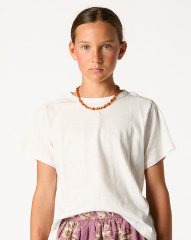 WHITE SHORT SLEEVE T-SHIRT NN