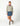 BLUE DENIM BUTTON SKIRT