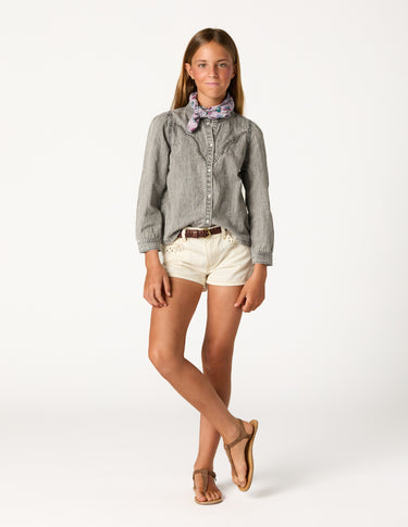 SHORT TACHAS MINI WHITE