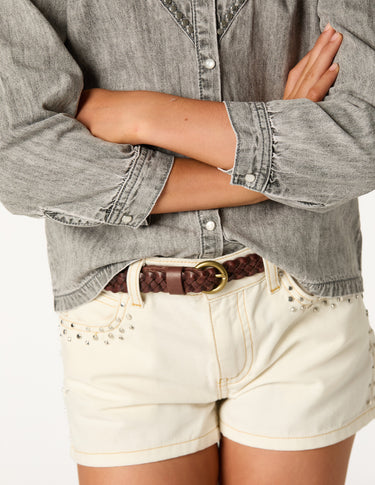 SHORT TACHAS MINI WHITE