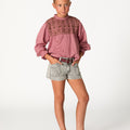 SHORTS POCKETS SEAMS GREY