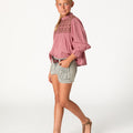 SHORTS POCKETS SEAMS GREY