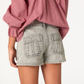 SHORTS POCKETS SEAMS GREY