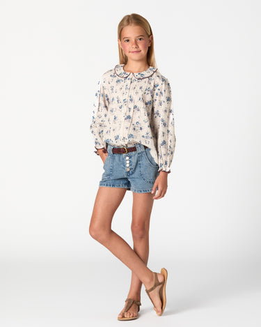 BLUE POCKET SHORTS
