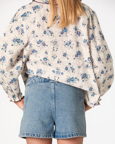 BLUE POCKET SHORTS
