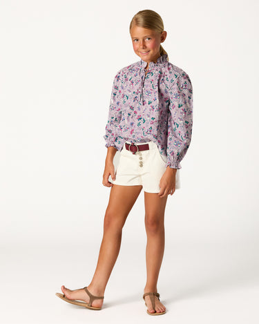 WHITE POCKET SHORTS