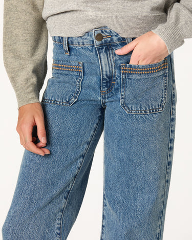 PANTALÓN AZUL DETALLE BOLSILLOS