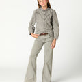 PANTALÓN GRIS CLARO TACHAS MINI