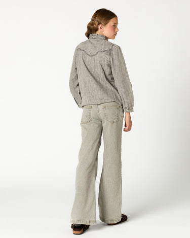PANTALÓN GRIS CLARO TACHAS MINI