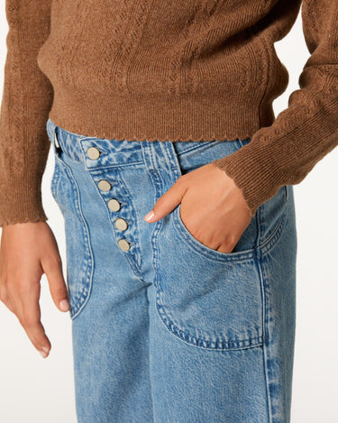 PANTALON DENIM BOLSILLOS BLUE