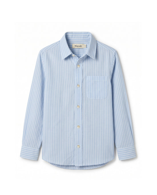 CAMISA RAYA ANILINE BLUE