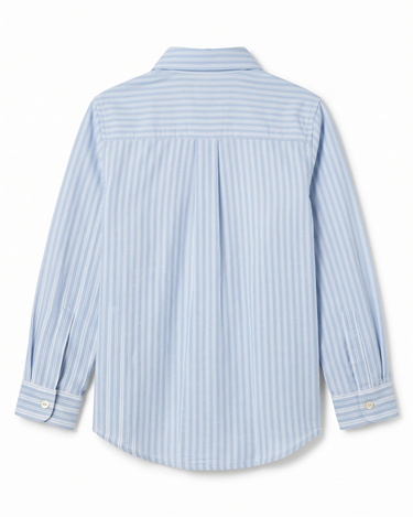 STRIPED ANILINE BLUE SHIRT