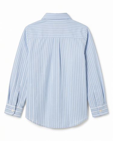 STRIPED ANILINE BLUE SHIRT