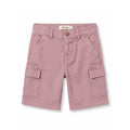 DARK MULBERRY CARGO SHORTS