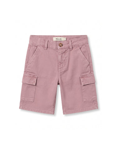 DARK MULBERRY CARGO SHORTS