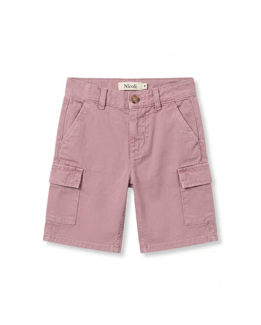 DARK MULBERRY CARGO SHORTS