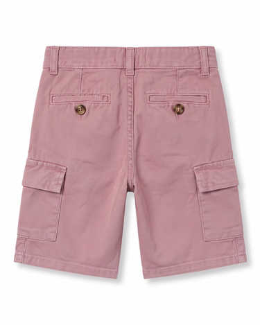 DARK MULBERRY CARGO SHORTS