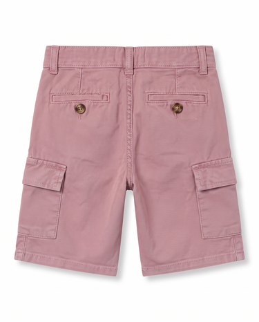 DARK MULBERRY CARGO SHORTS