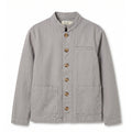 MAO COLLAR JACKET IRON GREY