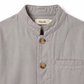MAO COLLAR JACKET IRON GREY