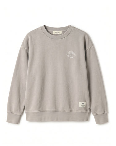 GREY RUGBY SWEATSHIRT