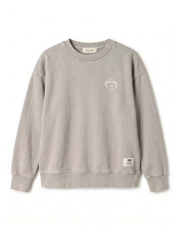 GREY RUGBY SWEATSHIRT