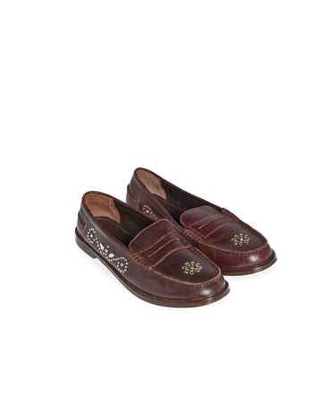 MOCASIN PIEL TACHAS
