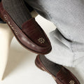 MOCASIN PIEL TACHAS