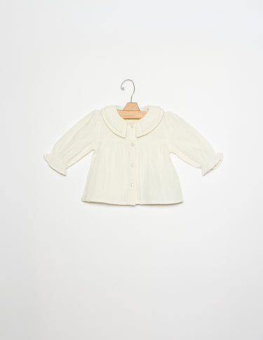 CAMISA DOBLE CUELLO CRUDA