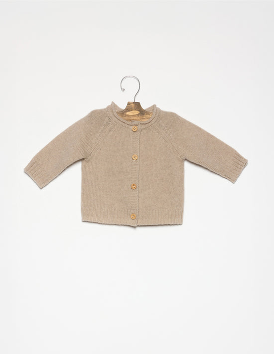 BABY JACKET IN GLACÉE BROWN