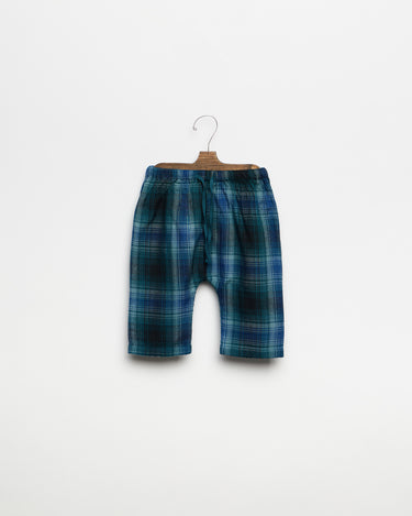 LONG BLUE CHECKERED BLOOMERS
