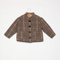 CHAQUETA CUELLO MAO CUADRO BARK