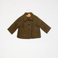 ABRIGO CUELLO PICO CUADRO GREEN