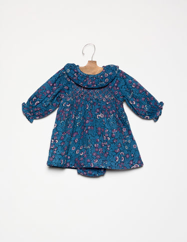 VESTIDO NIDO NIGHT GARDEN BLUE