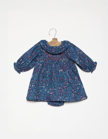 VESTIDO NIDO NIGHT GARDEN BLUE