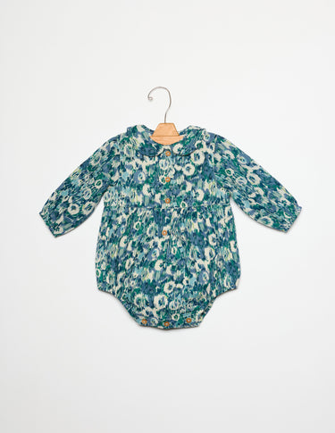 SHADOW MIDNIGHT LONG SLEEVE ROMPER