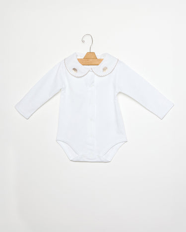 EMBROIDERED HEDGEHOG BODYSUIT