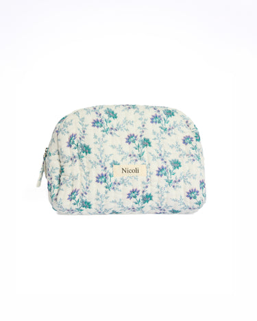 NECESER PEQUQEÑO BRIGHT FLOWERS BLUE