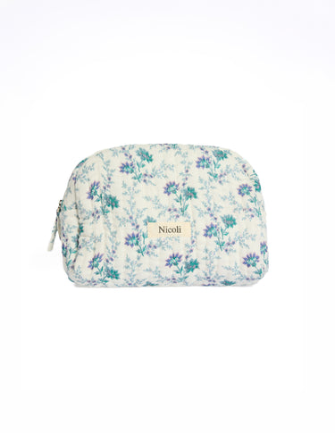 NECESER PEQUQEÑO BRIGHT FLOWERS BLUE