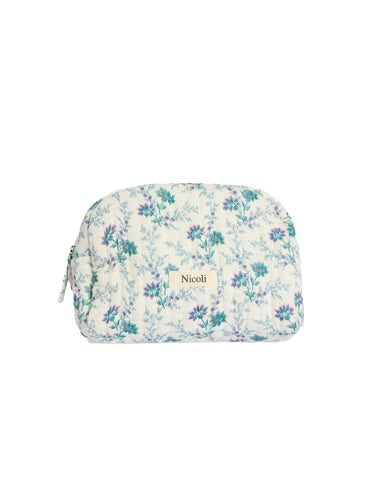 NECESER PEQUEÑO BRIGHT FLOWERS BLUE