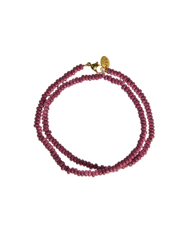 COLLAR BOLITAS CORTO BLUSH