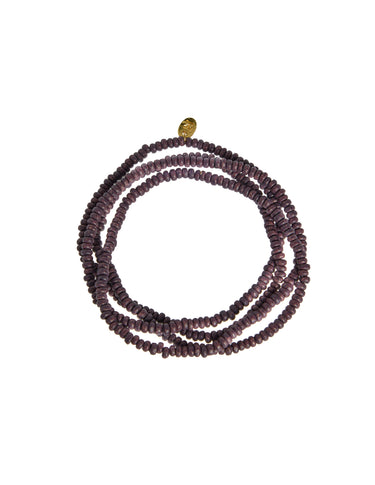 COLLAR BOLITAS LARGO CHOCOLATE