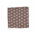 SCARF PRINT LEAF SMOKE