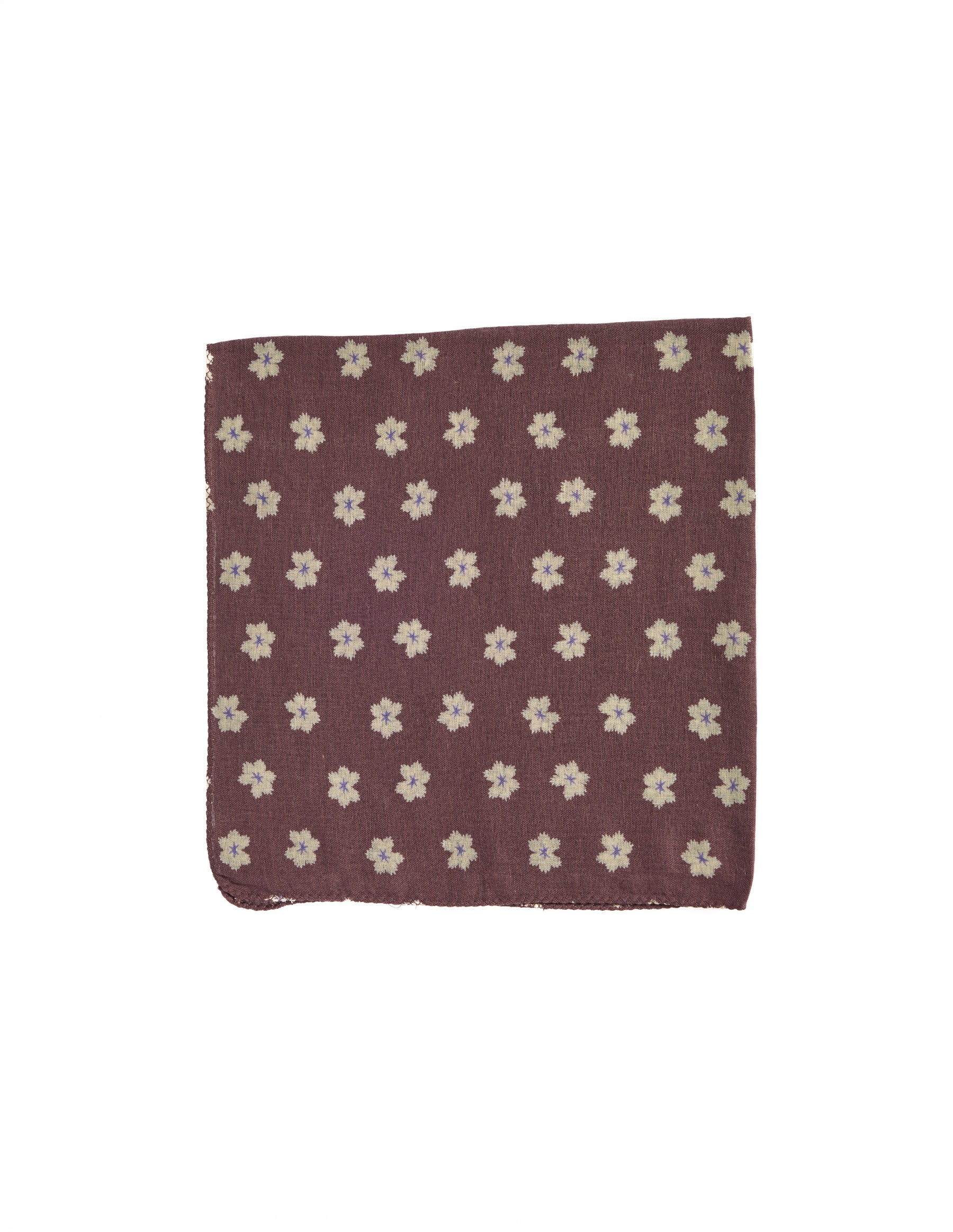PAÑUELO PRINT LEAF CHOCOLATE