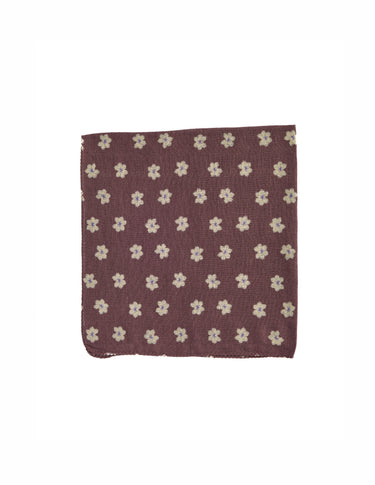 PAÑUELO PRINT LEAF CHOCOLATE