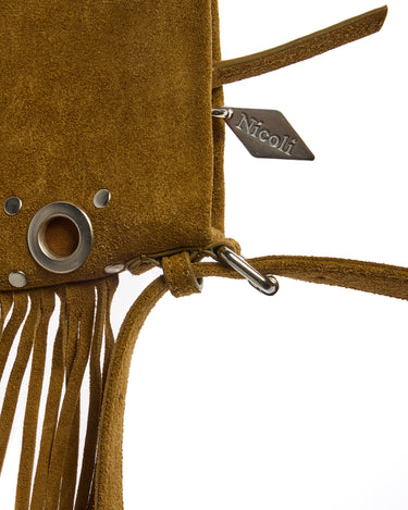 BARK SUEDE FRINGE BAG